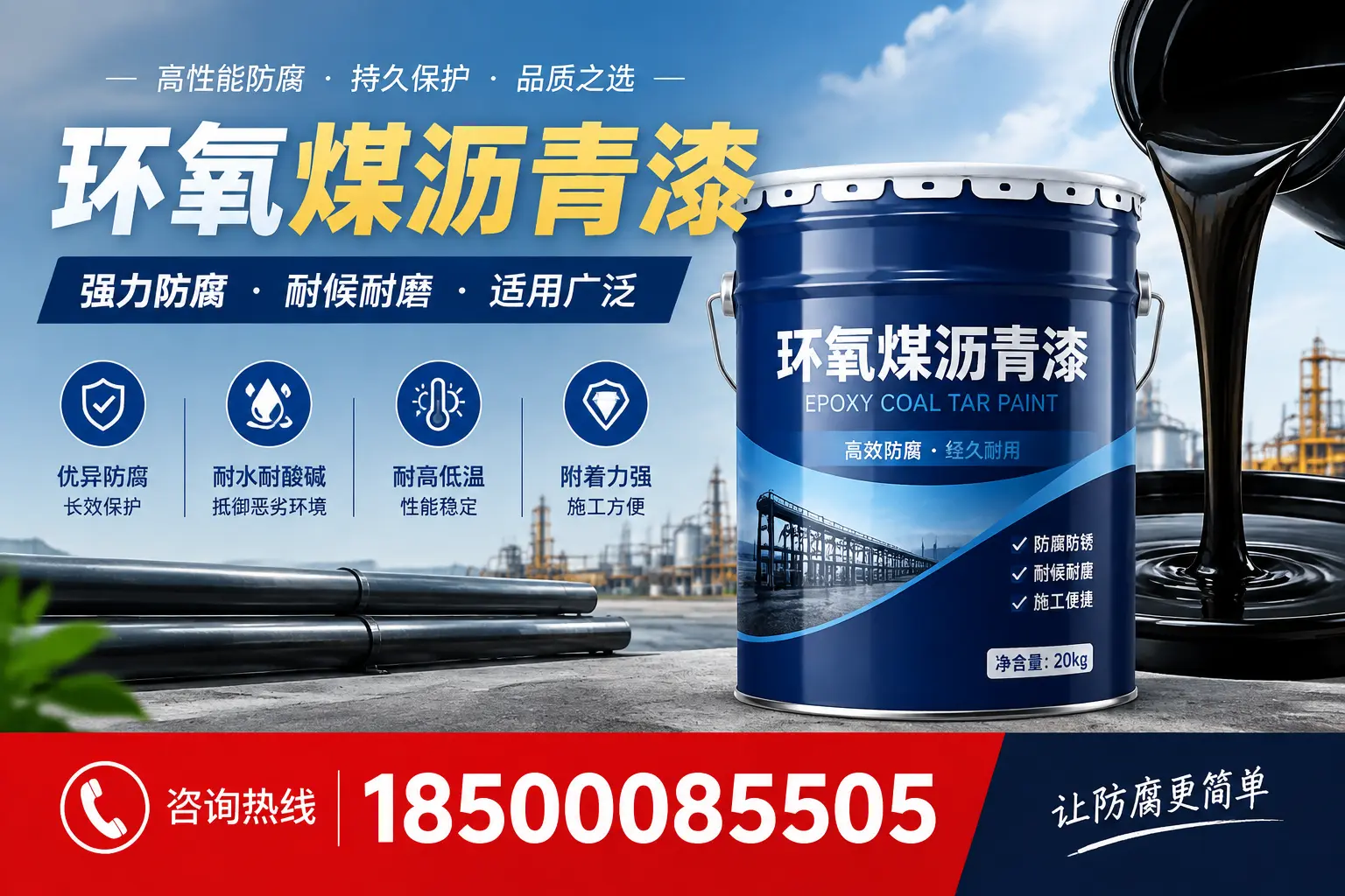 环氧煤沥青漆在不同气候条件下的表现分析，三沙适用性